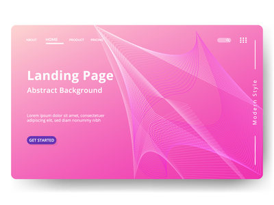 抽象背景登陆页面(Asbtract background Landing page)