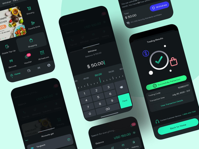 取款 - 数字钱包移动 UI 套件(Withdraw Money - Digital Wallet Mobile UI Kit)