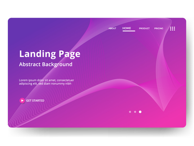 抽象背景登陆页面(Asbtract background Landing page)