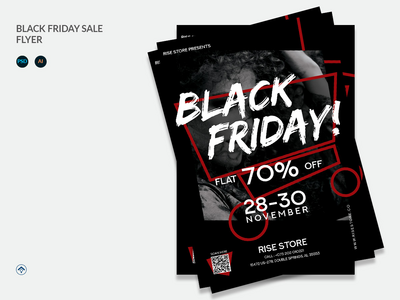 Blacko - 黑色星期五促销传单(Blacko - Black Friday Sale Flyer)