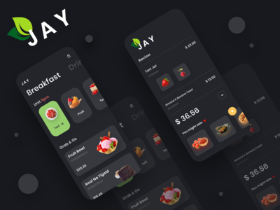 食品应用程序屏幕用户界面(Food App Screens UI)