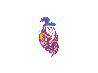 巫师龙卷风吉祥物(Wizard Tornado Mascot)