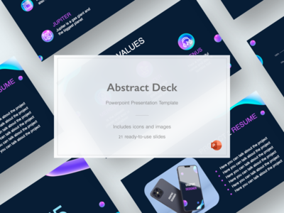 抽象甲板 - 终极演示模板(Abstract Deck - Ultimate Presentation Template)