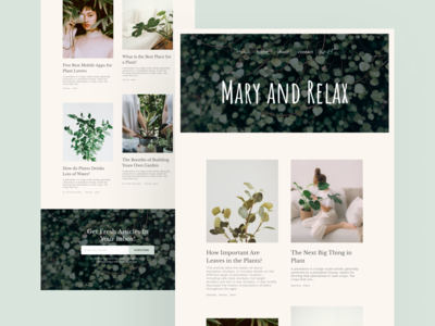 自然博客模板(Nature Blog Template)