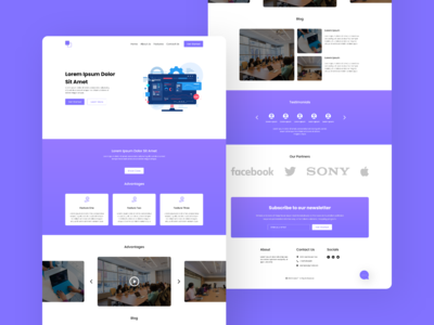 业务登陆页面(Business Landing Page)
