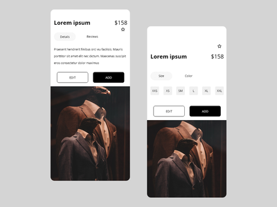 服装店应用概念(Cloth Store App Concept)