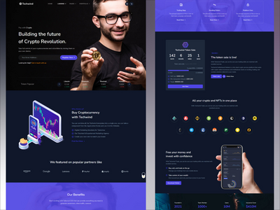 加密货币 Html 模板(Cryptocurrency Html Template)