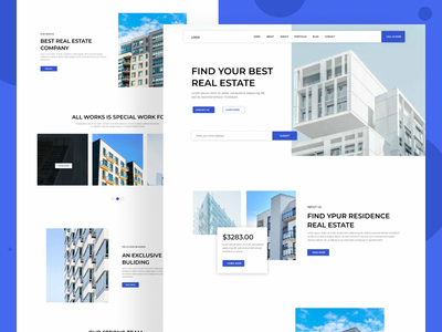 房地产网站设计(Real estate website design)