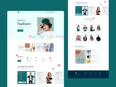 时尚电商网站(Fashion eCommerce website)