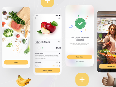 杂货店移动应用程序(Grocery Shop Mobile App)