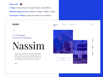 Nassim - 个人博客模板(Nassim - Personal Blog template)