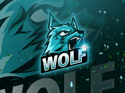 狼 - 吉祥物和电子竞技标志(Wolf - Mascot & Esport Logo)