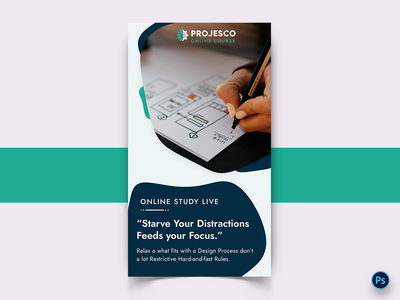 在线课程社交媒体帖子模板(Online Course Social Media Post Template)