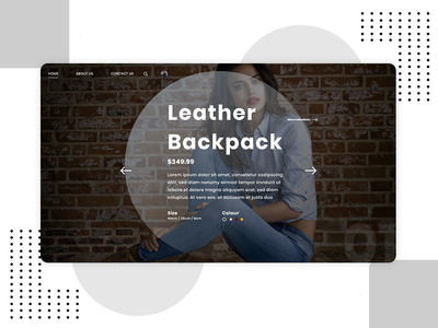 皮革背包用户界面(Leather Backpack UI)
