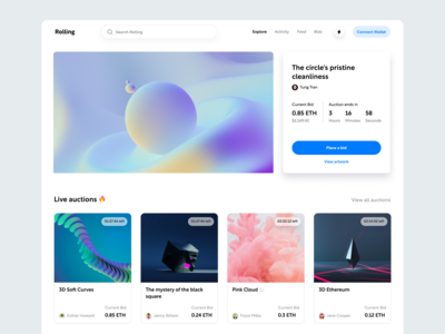 滚动 - NFT 市场(Rolling - NFT Marketplace)