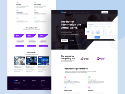 根据。萨斯登陆页面(Base. Saas Landing page)