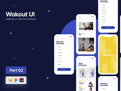 锻炼应用程序用户界面(Workout App UI)