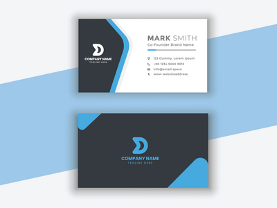 公司名片模板(Corporate business card template)