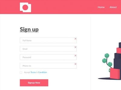 注册表单(signup form)