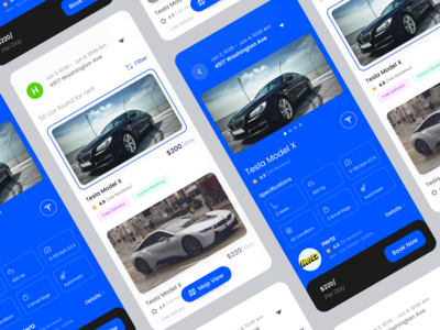 租车应用程序 - 移动预订应用程序(Car Rent App  - Mobile Booking App)