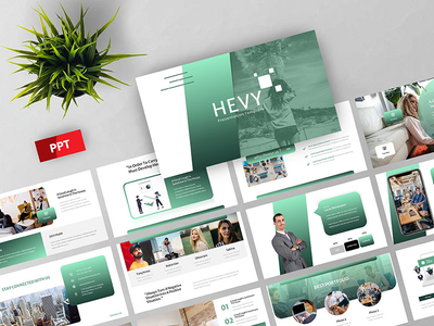 Hevy - PowerPoint演示模板(Hevy - Powerpoint Presentation Template)