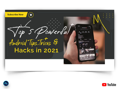 移动提示技巧 YouTube 缩略图(Mobile Tips Tricks YouTube Thumbnails)