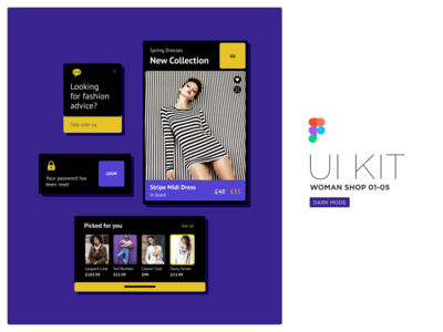 商店女人 UI 套件(Shop Woman UI Kit)