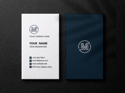 皇家蓝名片 Ai，EPS(Royal Blue Business Card Ai, EPS)