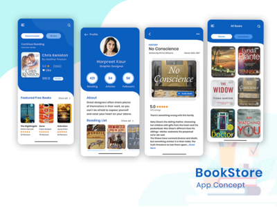 书店应用概念(Bookstore App Concept)