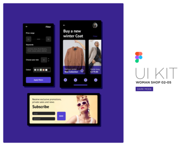 商店女人 UI 套件(Shop Woman UI Kit)