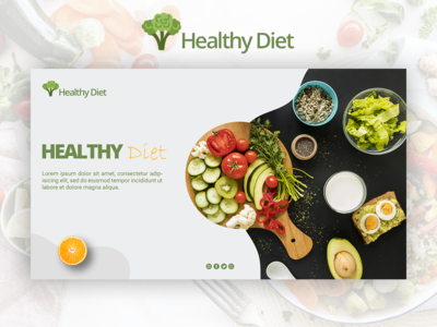 健康食品横幅(Healthy Food banner)