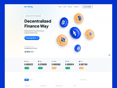 NFT 和加密交换网站(NFT & Crypto Exchange website)