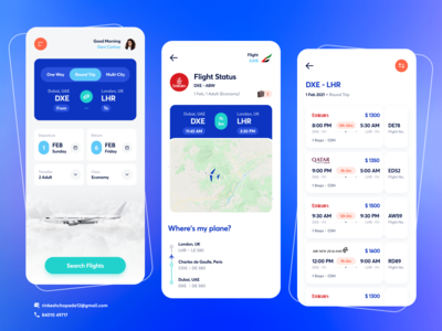 机票预订应用程序(Flights Booking App)