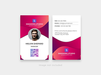 公司身份证模板(Corporate ID Card Template)