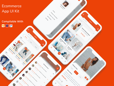 电子商务应用程序 UI 套件(Ecommerce App UI Kit)