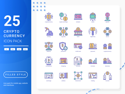 加密货币图标包(Cryptocurrency Icon Pack)