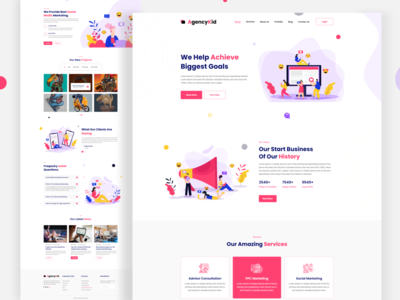 AgencyKid - 数字营销和商业模板(AgencyKid - Digital Marketing And Business Templat)