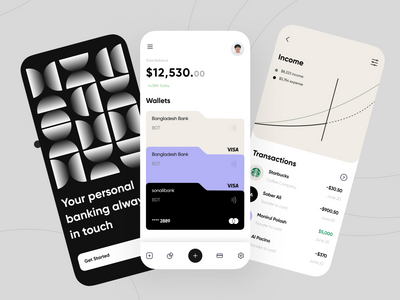 财务应用程序 UI 套件(Finance App Ui Kit)