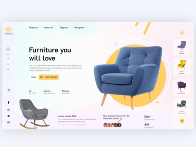 家具电商网站(Furniture e-commerce websites)