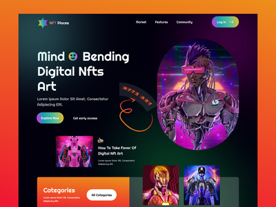 NFT 登陆页面(NFT Landing page)