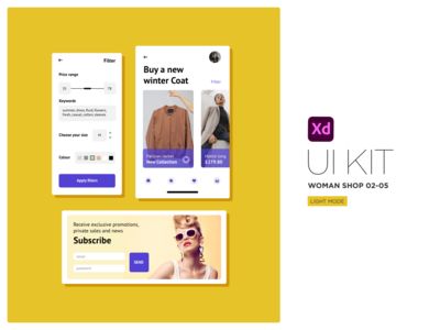 商店女人 UI 套件(Shop Woman UI Kit)