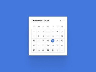 日历 Web UI 工具包(Calendar Web UI Kit)