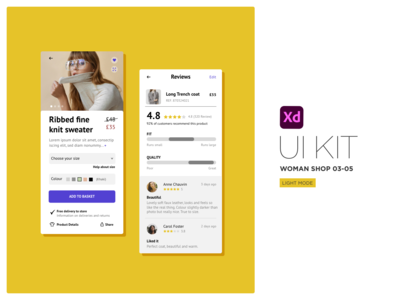 商店女人 UI 套件(Shop Woman UI Kit)