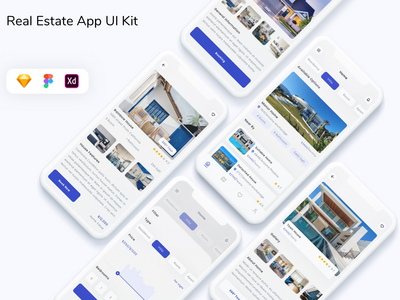 房地产应用程序 UI 套件(Real Estate App UI Kit)
