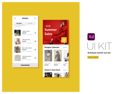 商店女人 UI 套件(Shop Woman UI Kit)