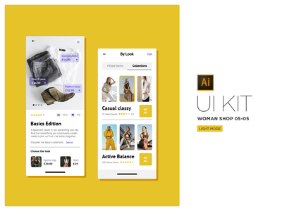 商店女人 UI 套件(Shop Woman UI Kit)