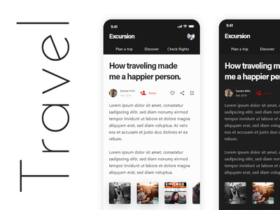 旅游应用(Travel App)
