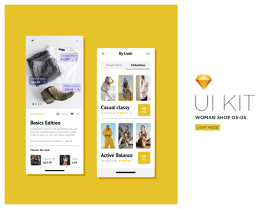 商店女人 UI 套件(Shop Woman UI Kit)