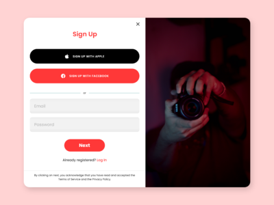登录-注册屏幕(Sign In-Sign Up Screen)