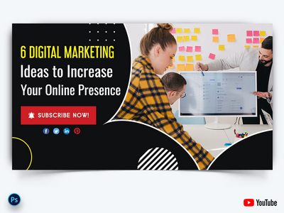 数字营销 Youtube 缩略图(Digital Marketing Youtube Thumbnails)